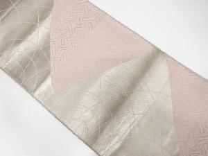 アンティーク　抽象模様織り出し袋帯(材料)